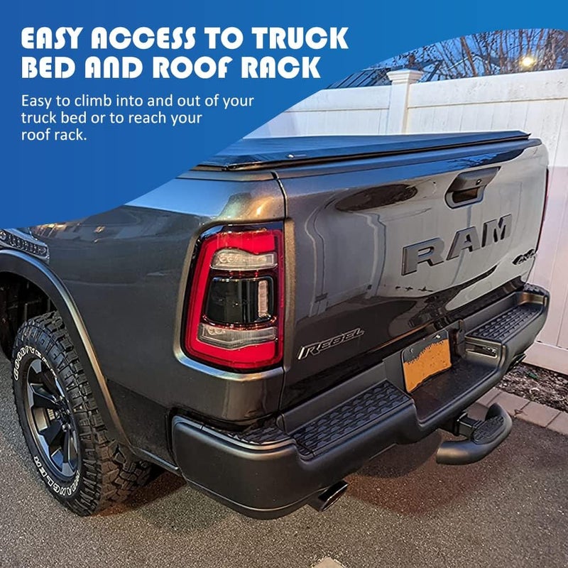 GLOBLED Hitch Step for 2 Inch Hitch Receiver Towing Bar Bumper Step Rear End Guard Protector for Pickup Truck SUV - Image 2